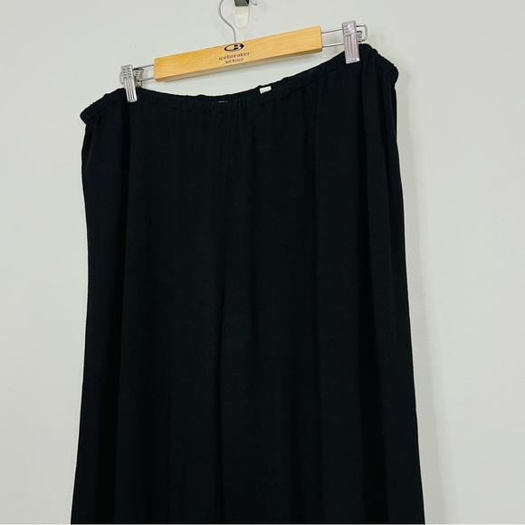 Vince Black Wide Leg knit lounge pants size xlarge - Picture 4 of 8